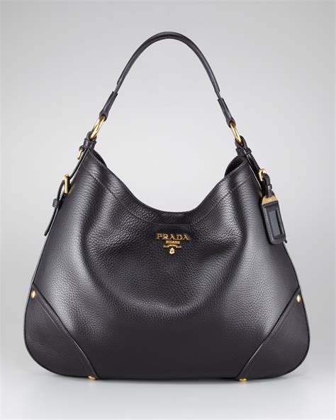 prada brown leather hobo bag|prada hobo bag vintage.